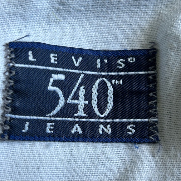 Levi’s 540 Vintage 90s Jeans 40x30 Relaxed Blue Denim Men's Jeans Paper Tag - Picture 6 of 9